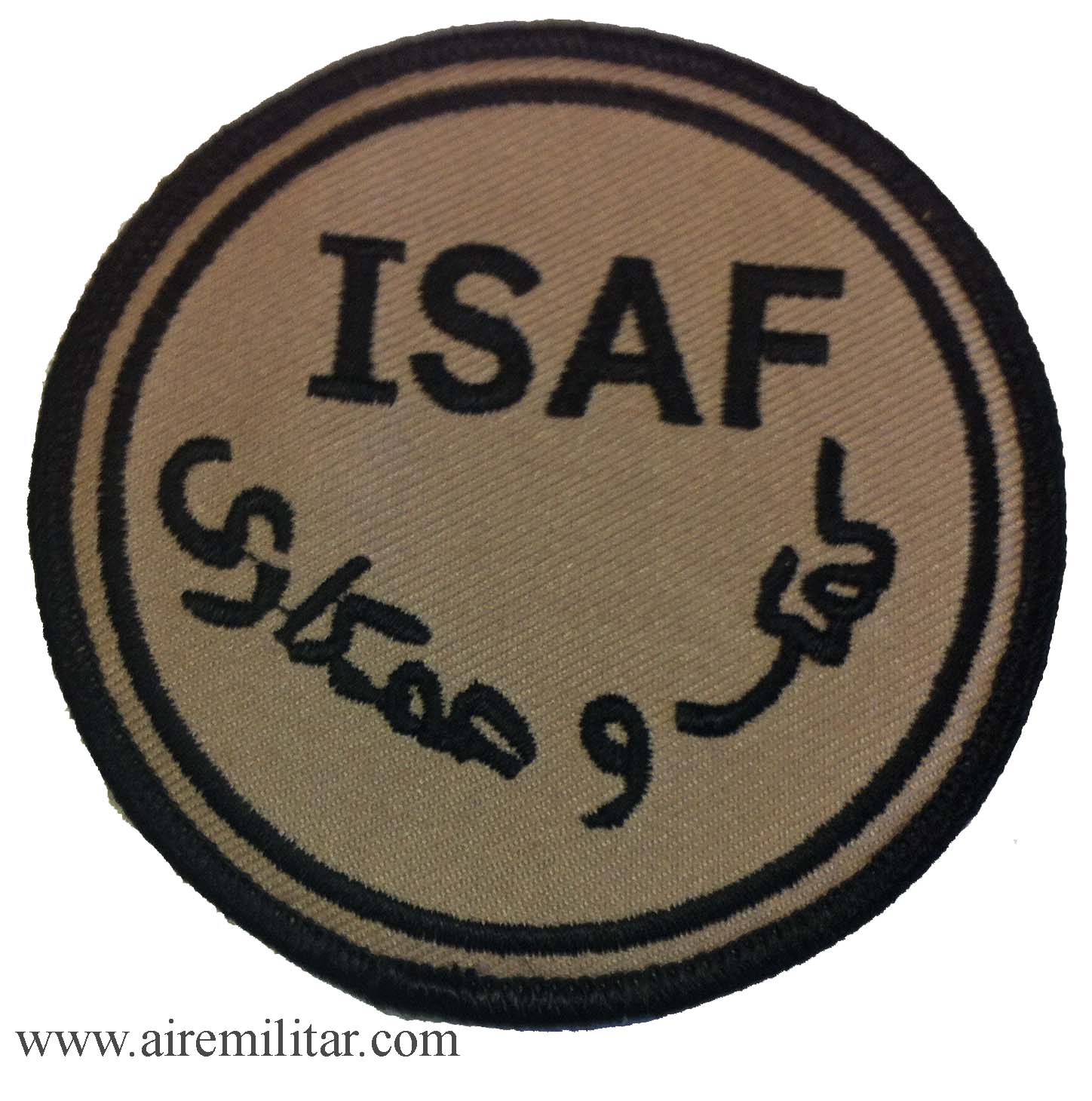 Escudo Bordado ISAF árido